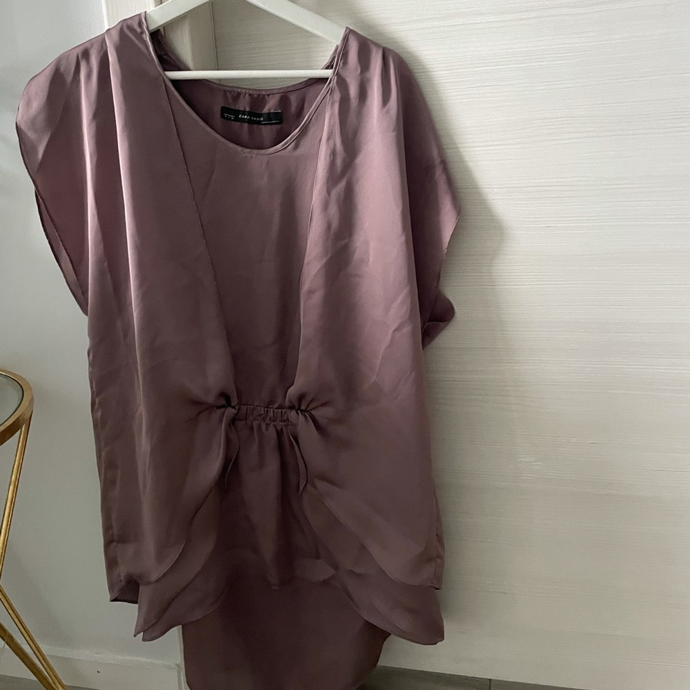 Dress-blouse purple
